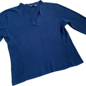 CASLON light navy blue V neck sweater, size XL   From Nordstroms